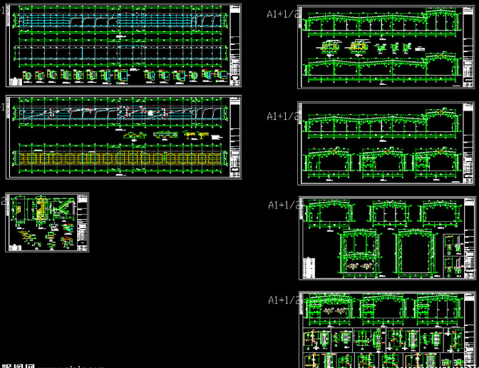 大兴钢结构厂房图纸