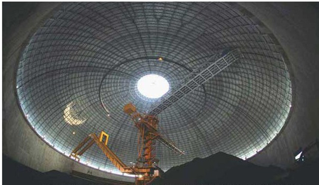 大兴发电厂干煤棚网架